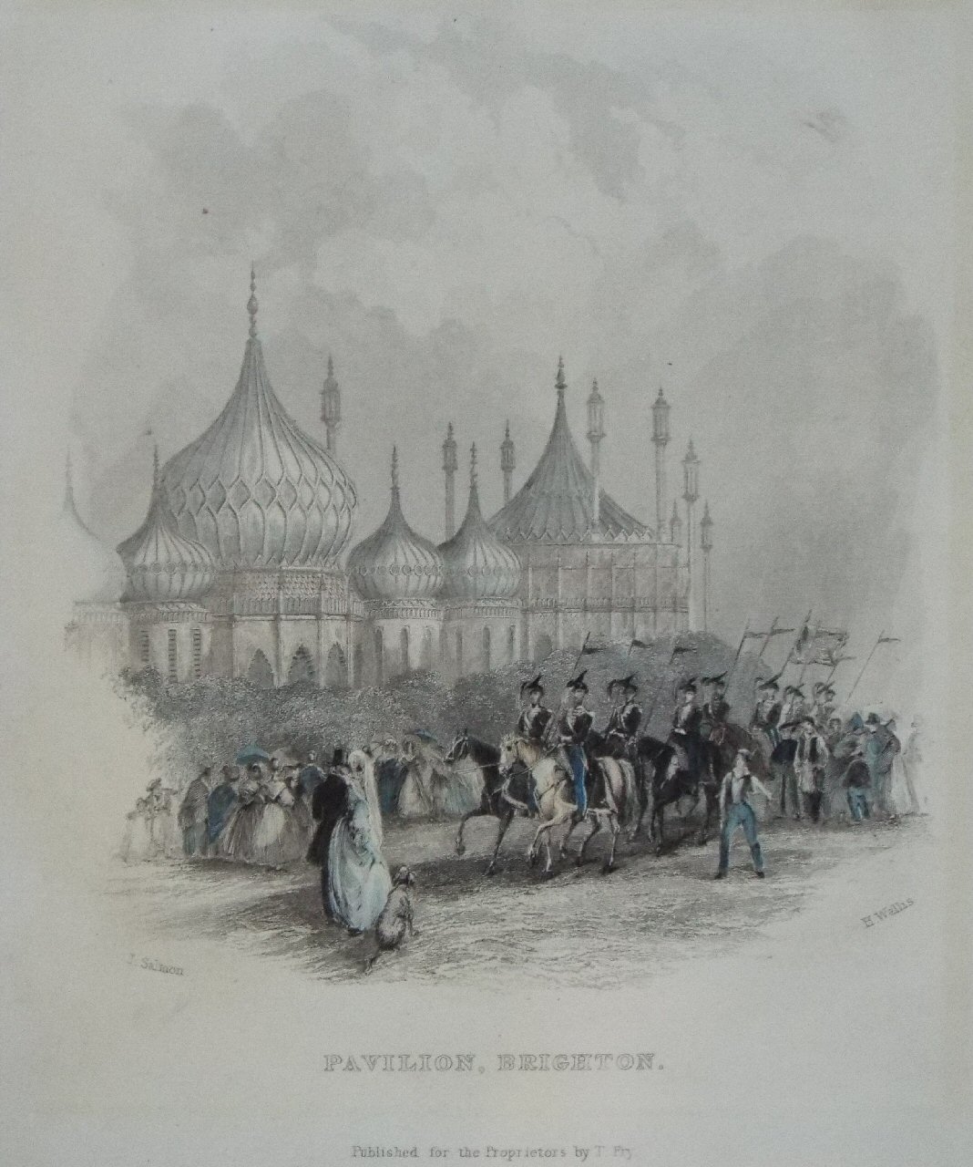 Print - Pavillion, Brighton. - Wallis